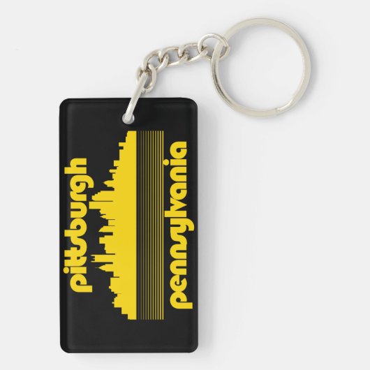 Porte-clés Pittsburgh Pennsylvanie (Dos)