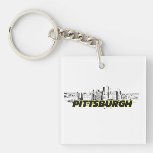 Porte-clés Pittsburgh Skyline (Devant)