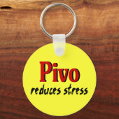 Porte-clés Pivo réduit le stress (Recto)