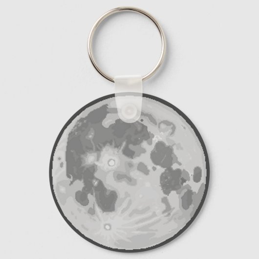 Porte-clés Pix-SOL Moon Keychain (Recto)