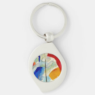 Porte-clés PixDezines Kandinsky 1913 Bataille Navale Improv 3