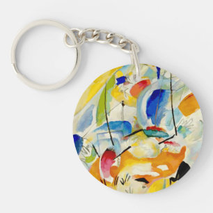 Porte-clés PixDezines Kandinsky 1913 Bataille Navale Improv 3