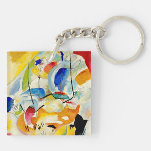 Porte-clés PixDezines Kandinsky 1913 Bataille Navale Improv 3
