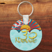 Porte-clés PixDezines namaste+vent+eau+sunburst+om (Recto)