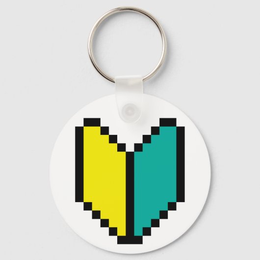 Porte-clés Pixel 8 bits Wakaba / Mark Shoshinsha (Recto)
