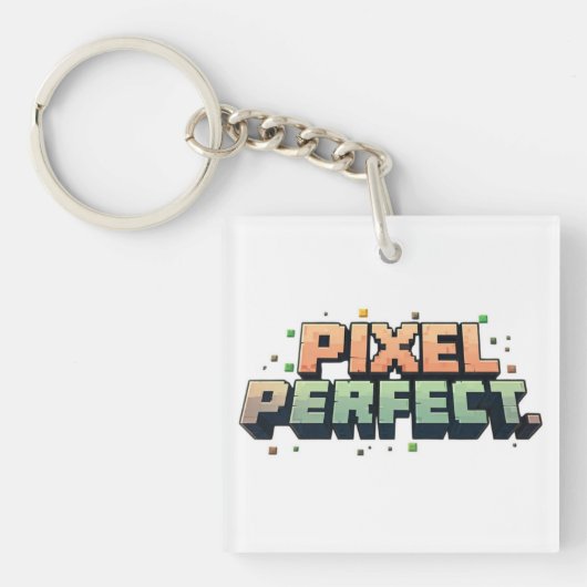 Porte-clés Pixel parfait (Devant)