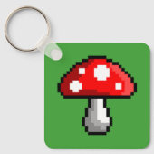 Porte-clés Pixel Porte - clé de champignons (Recto)