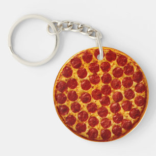 Porte-clés Pizza de pepperoni