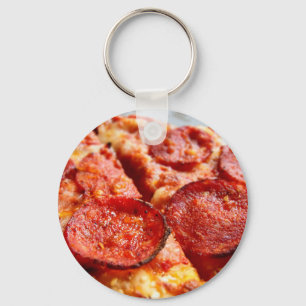 Porte-clés Pizza de pepperoni