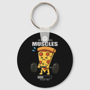 Porte-clés Pizza Deadlift Gym Rat Installation Muscle Lifting
