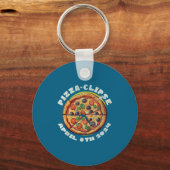 Porte-clés Pizza Éclipse Solaire Clipse Éclipse (Recto)