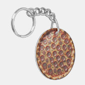 Porte-clés Pizza en tranches de style (Devant gauche)