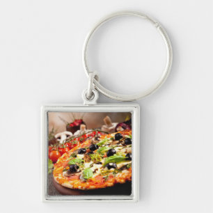 Porte-clés Pizza italienne fraîche