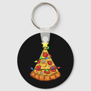 Porte-clés Pizza Noël Arbre Lumières Amusants Garçons Enfants