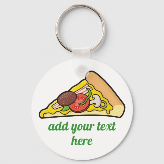 Porte-clés Pizza slice (Recto)