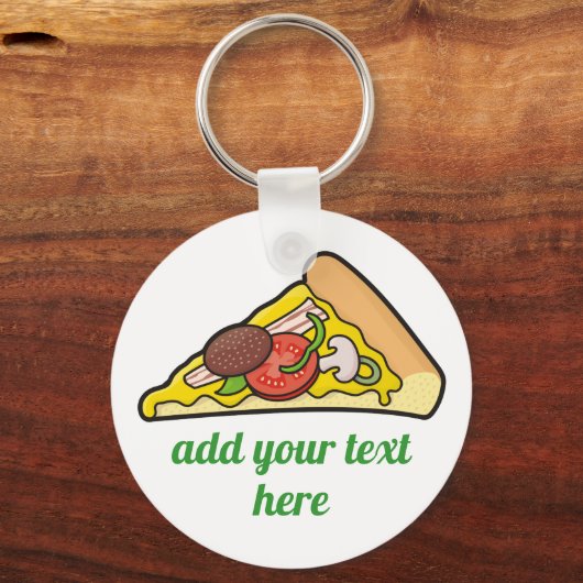 Porte-clés Pizza slice (Recto)