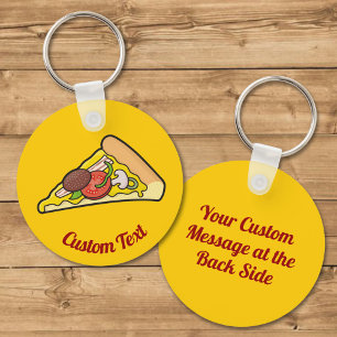 Porte-clés Pizza Slice Porte - clé