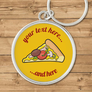 Porte-clés Pizza Slice Porte - clé