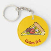 Porte-clés Pizza Slice Porte - clé (Devant)