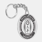 Porte-clés PJK 2" Acrylic Double Sided Keychain / logo & WPA (Devant gauche)