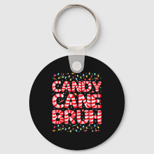 Porte-clés Pjs lumière arbre Bruh Canne à sucre Noël Xmas Hom