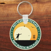 Porte-clés Placer Le Plastique À Sa Place (Recto)