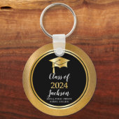 Porte-clés Plafond de diplôme avec classe Tassel Année (Recto)