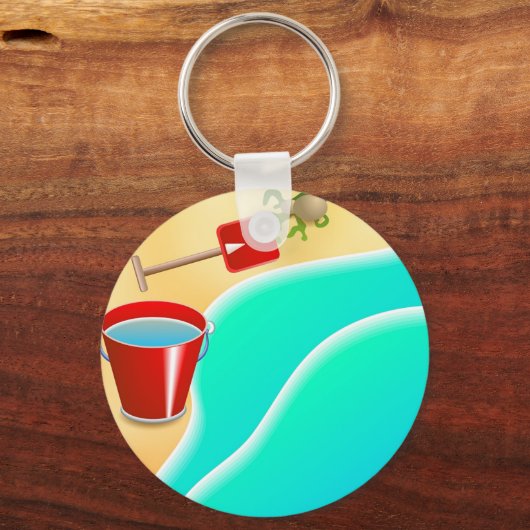 Porte-clés Plage (Recto)