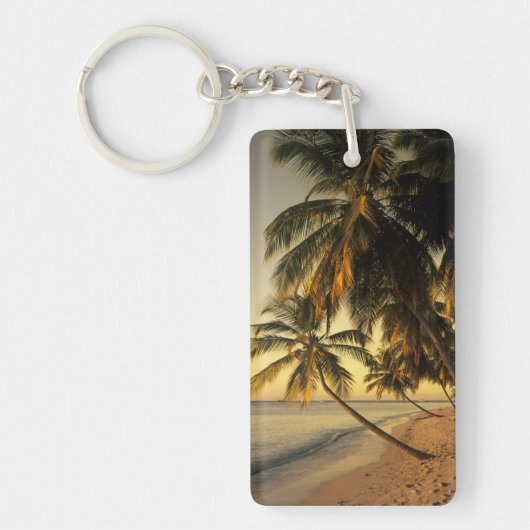 Porte-clés Plage au coucher du soleil, Trinité (Devant)