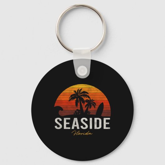 Porte-clés Plage balnéaire Floride Palms Fl Surf de vacances  (Recto)