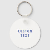 Porte-clés Plage cabine Coxy Palmes dessin ligne (Verso)