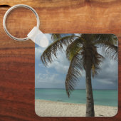 Porte-clés Plage d'Aruba I Belle Scène Nature (Recto)