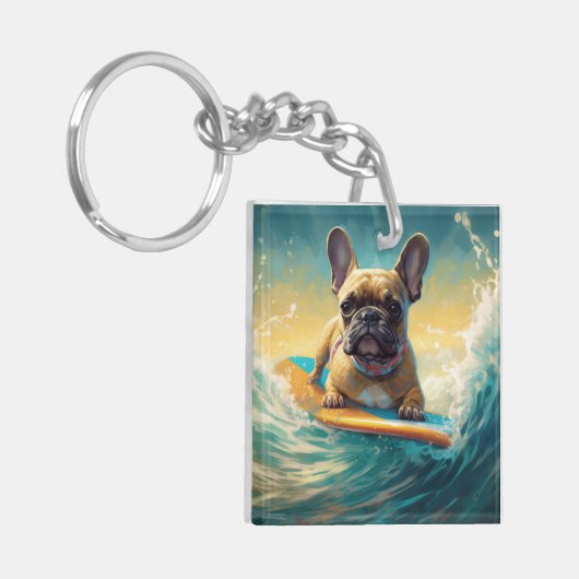 Porte-clés Plage de Bulldog (Devant gauche)