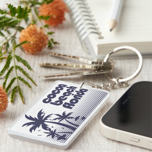 Porte-clés Plage de Cocoa Floride (Devant droit)
