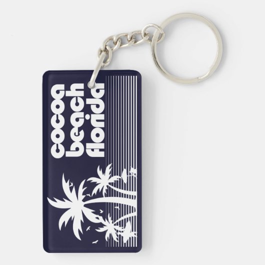 Porte-clés Plage de Cocoa Floride (Dos)