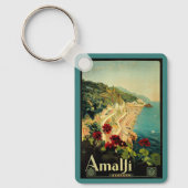 Porte-clés Plage de la côte italienne d'Amalfi (Recto)