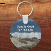 Porte-clés Plage de mer Paysage Photo Vacances Ocean Waves (Recto)