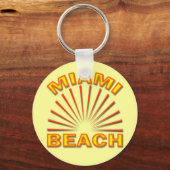 PORTE-CLÉS PLAGE DE MIAMI (Recto)