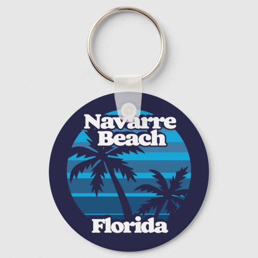 Porte-clés Plage de Navarre Floride (Verso)