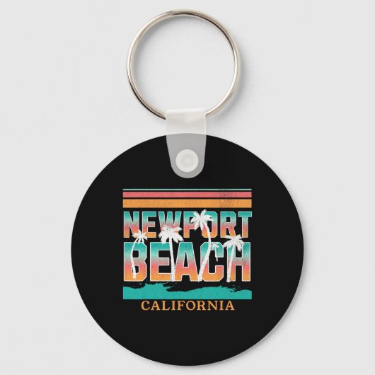 Porte-clés Plage de Newport _3 (Recto)