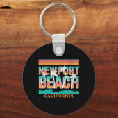 Porte-clés Plage de Newport _3 (Recto)