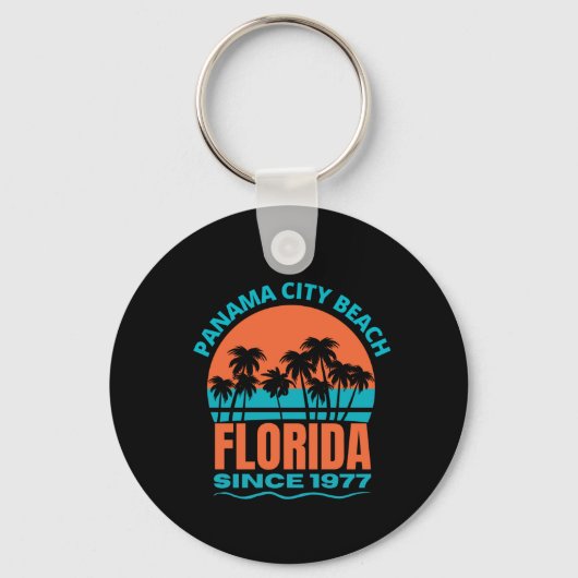 Porte-clés Plage de Panama City Floride (Recto)