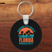 Porte-clés Plage de Panama City Floride (Recto)