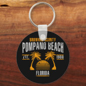 Porte-clés Plage de Pompano (Recto)