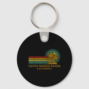 Porte-clés Plage de Santa Monica Californie Famille Été