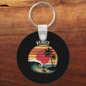Porte-clés Plage de Venice California Surf (Recto)