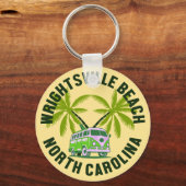 Porte-clés Plage de Wrightsville, Caroline du Nord (Verso)