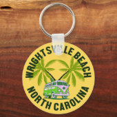 Porte-clés Plage de Wrightsville, Caroline du Nord (Recto)