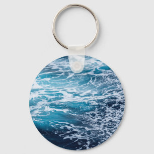 Porte-clés Plage d'été Waves Blue Ocean