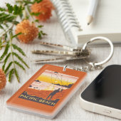 Porte-clés Plage et cerfs-volants - plage Pacifique, (Devant droit)